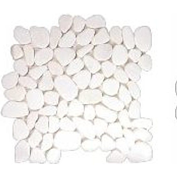 Pebble Stone Super White Sliced