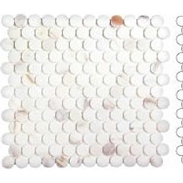 Penny Round Calacatta Gold Honed