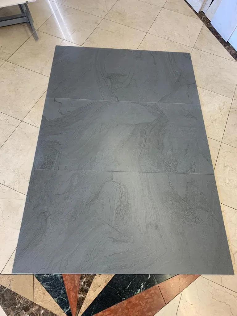 Atlantis Blue Porcelain Tile 24x48 matte finish stone look