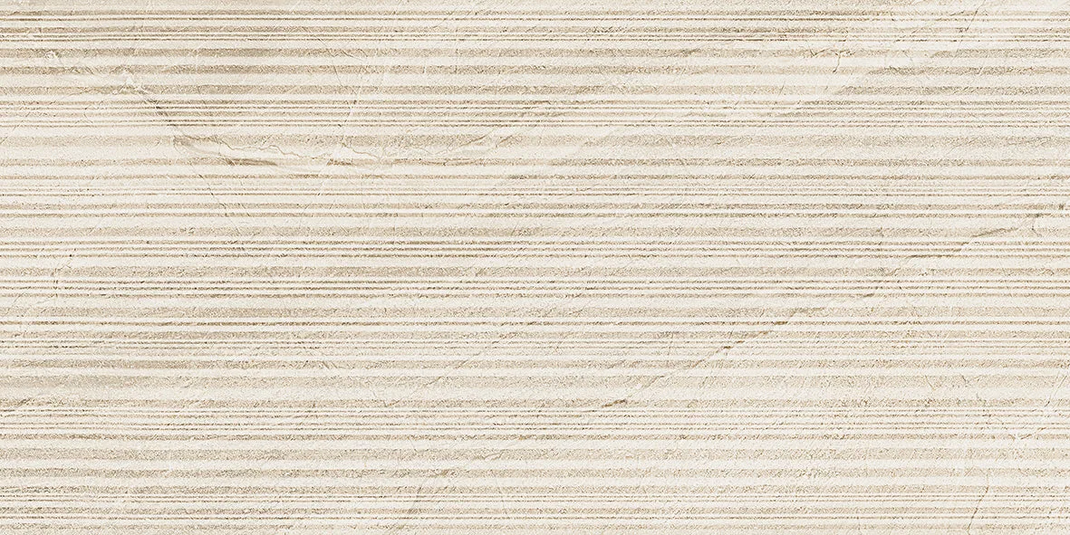 Pietra Di Orosei 3D Deco Porcelain Tile in Perla, Grigio Bruciato, Corda colors, matte finish, 24x48 size, 9mm thickness