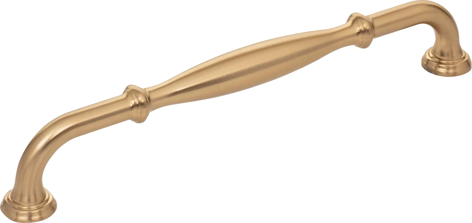 Tiffany Cabinet Pull-192 in Pewter finish, decorative hardware for cabinets, overall length 8-3/8 inches, center-to-center 192 mm
