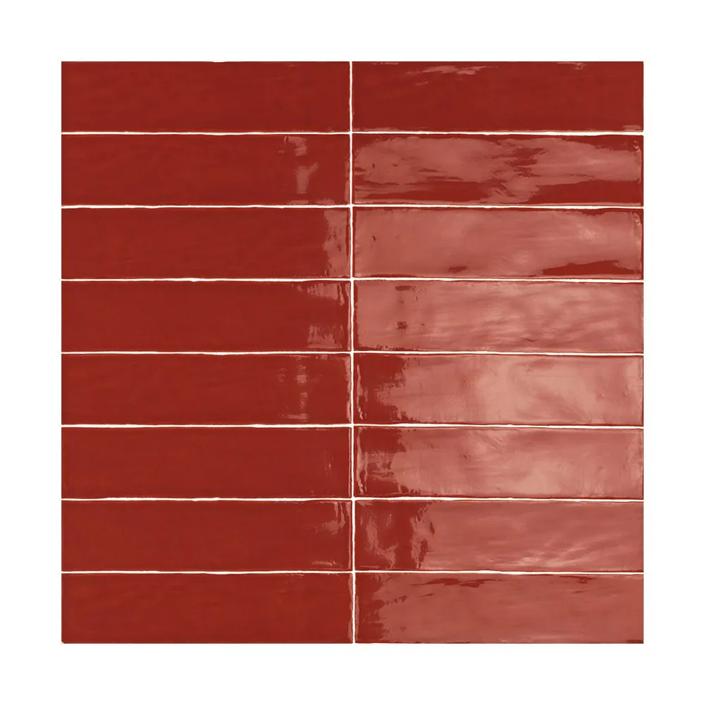 Terracotta Ceramic Tile in gloss and matte finishes, sizes 3x12 and 0.5x12, made from ceramic pressed material