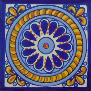 L86 - Azul Columna Talavera Tile