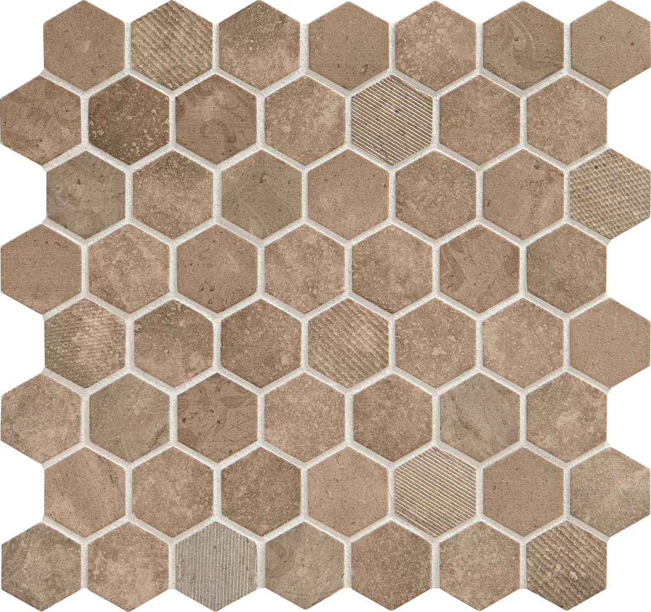 Daltile Vintage Hex Relic Umber