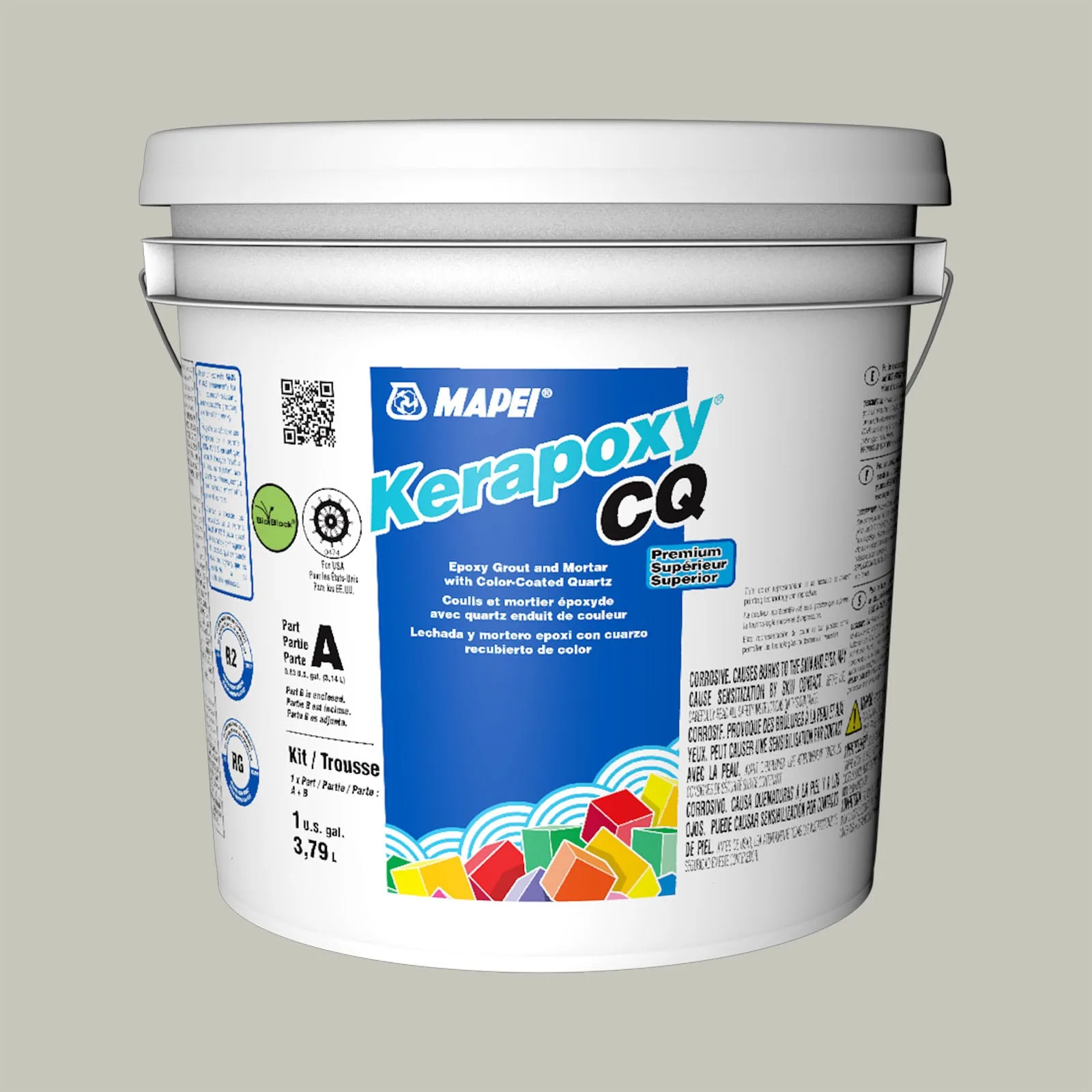 Mapei Kerapoxy CQ Castle Wall #5227 Epoxy Grout (1 Gal)