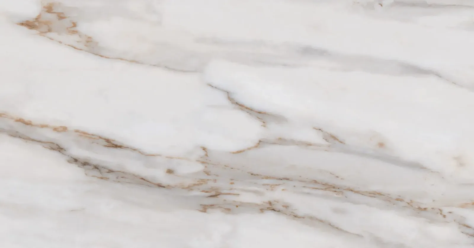 Unpolished Calacata Gold porcelain tile 12x24 and 24x48 sizes, glazed finish, elegant design