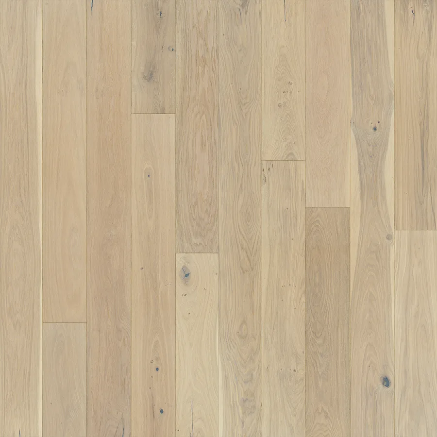 Ventura Engineered Hardwood Flooring in Sandal color, 1/2x7-1/2 size, Oak material