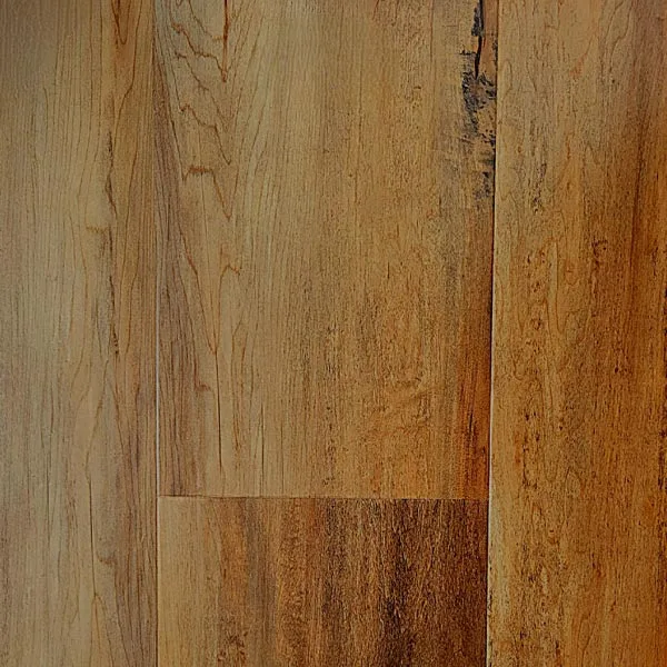 Time Capsule LVP plank in brown embossed wood grain finish, 60 in x 9 in, SPC vinyl material