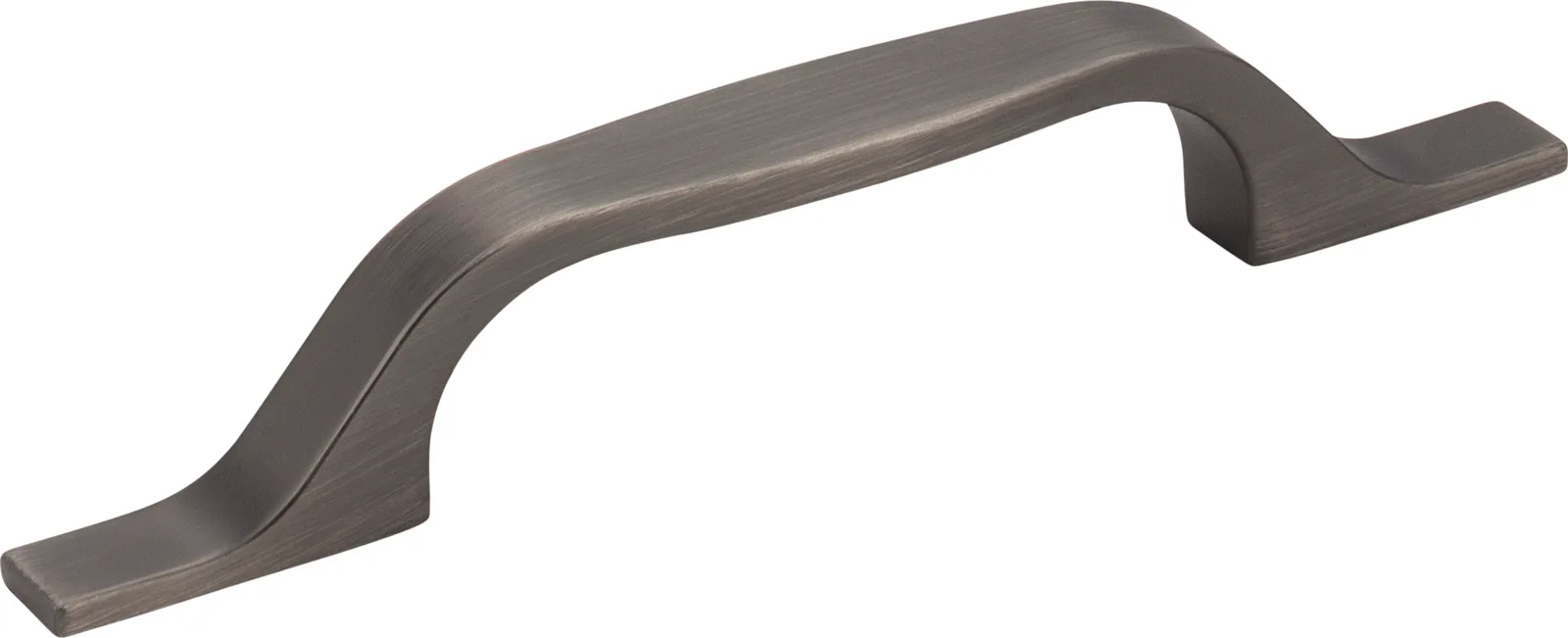 Cosgrove Cabinet Pull-96 in Brushed Pewter, decorative hardware for cabinetry, 6-1/2 inch length, 96 mm center-to-center