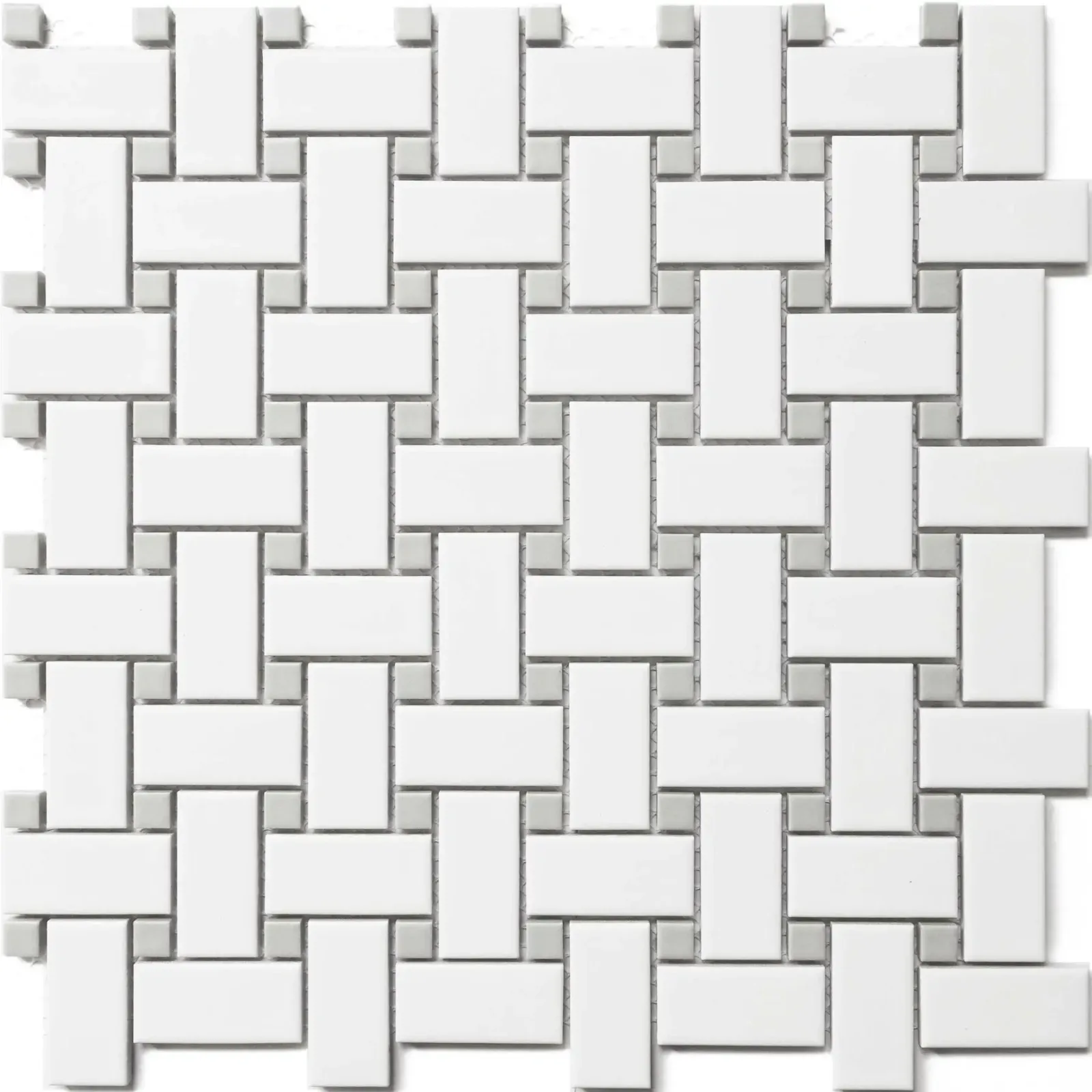 Matte Gray Basket Weave