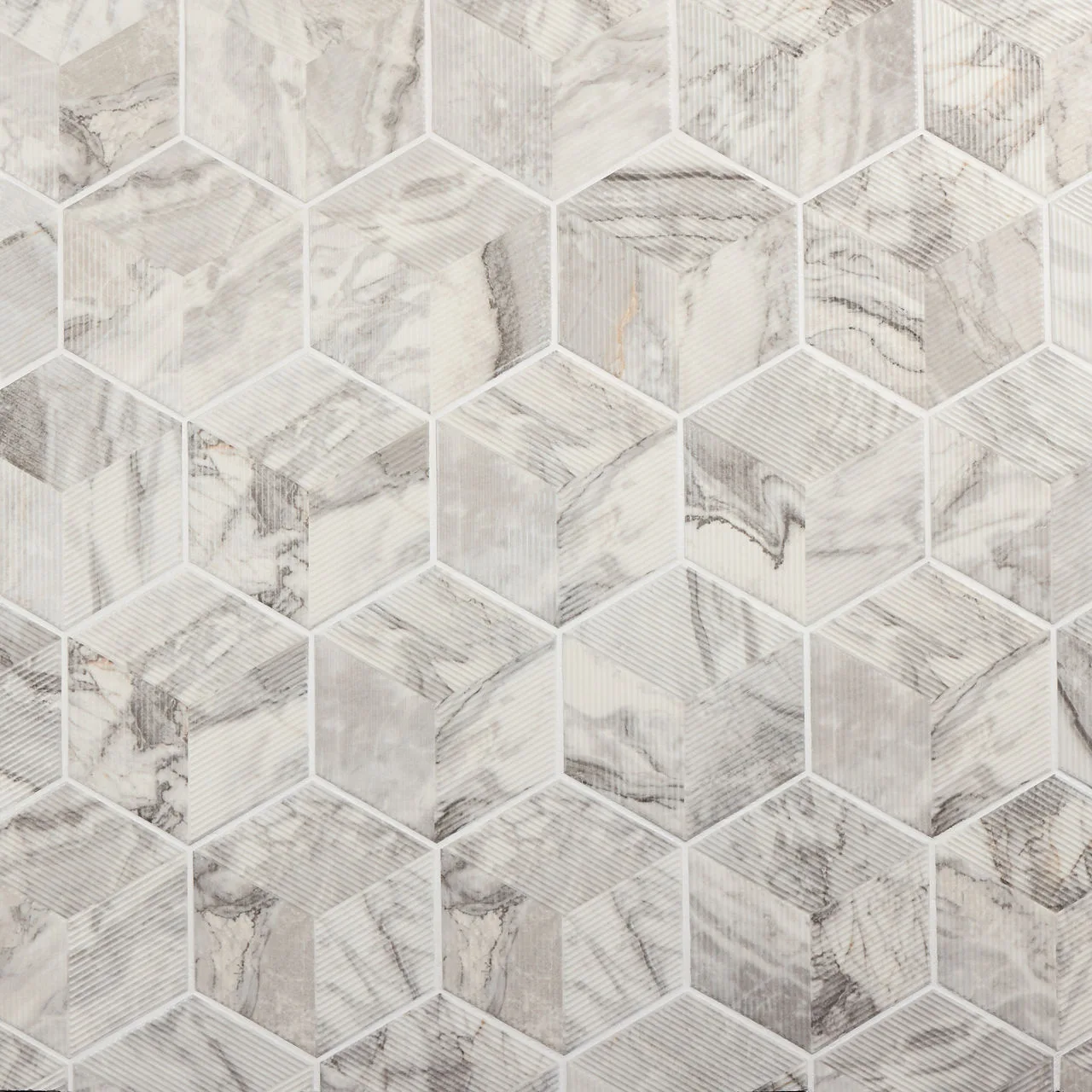 Daltile Divinium Zion 8X9, Matte, Hexagon Ceramic Tile