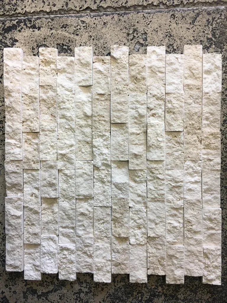 Ivory Travertine Mosaic