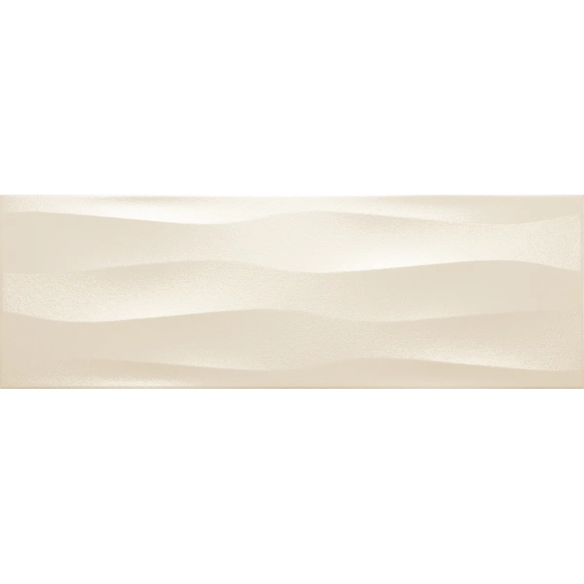 Artwork Cream 12x35 Wave Ceramic Tile