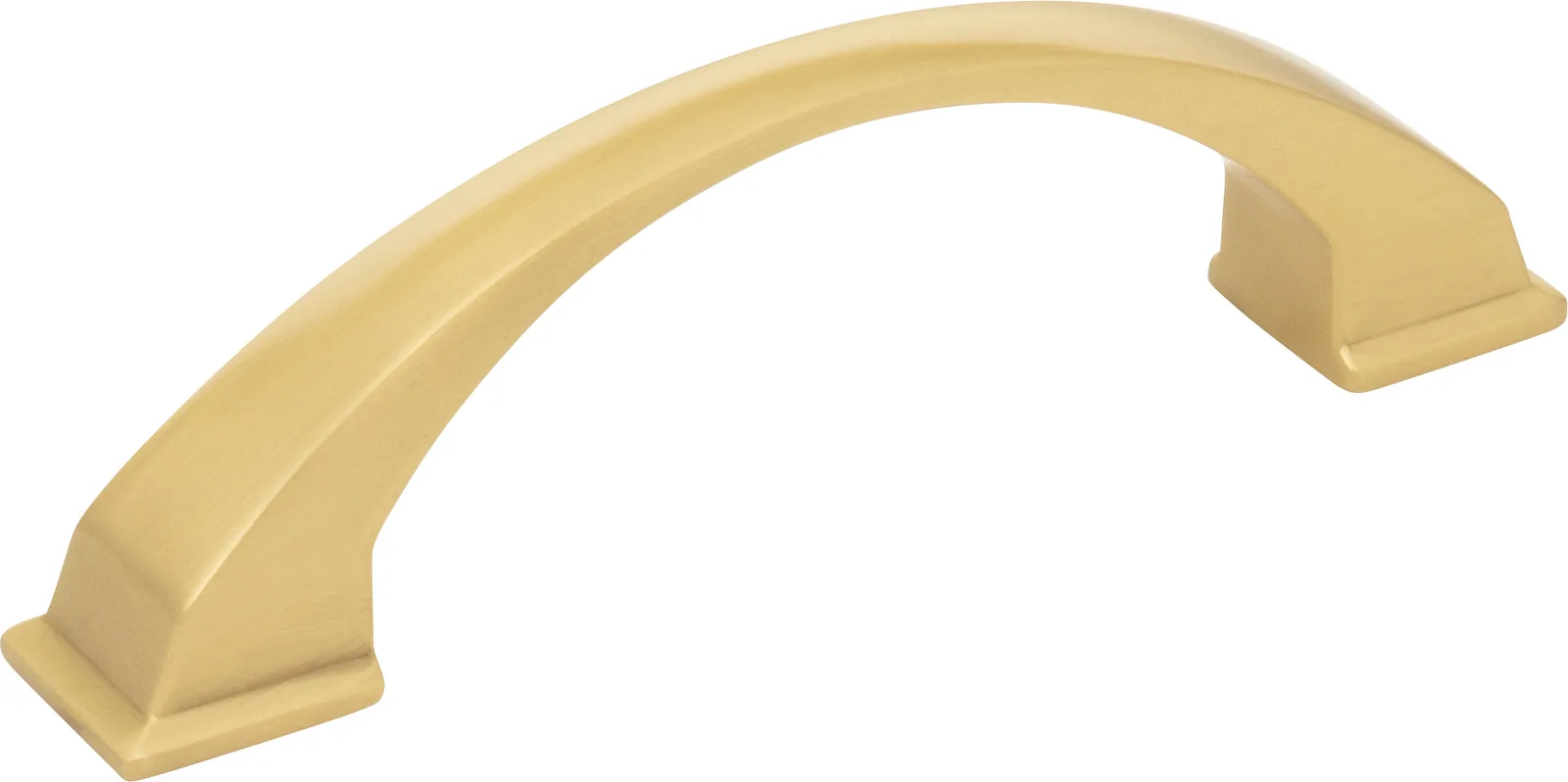 96 mm Arched Roman Cabinet Pull in Brushed Pewter finish, decorative hardware for cabinets