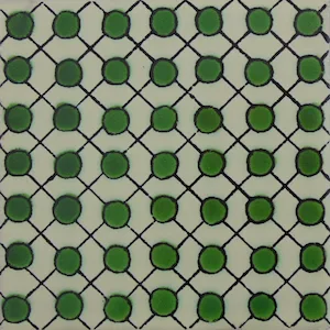 L105 - Green Honeycomb Talavera Tile