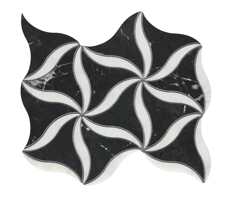 Petal Noir Blanc