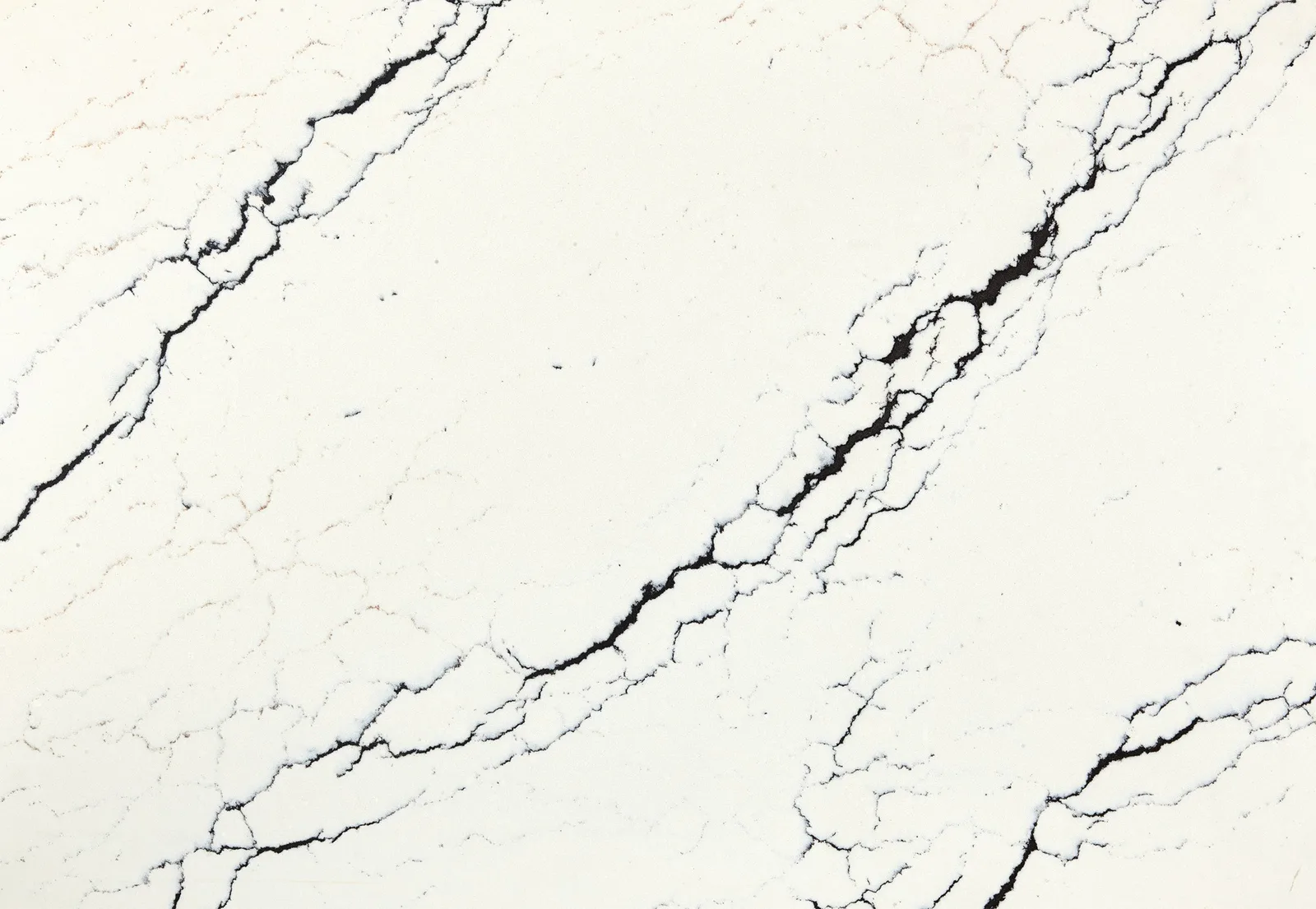 Inverness Platinum Quartz Countertop 132" x 65.5" polished finish stone look
