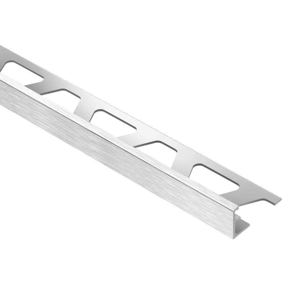 Schluter Schiene 1/2" Dark Anthracite Textured Transition molding, durable aluminum material