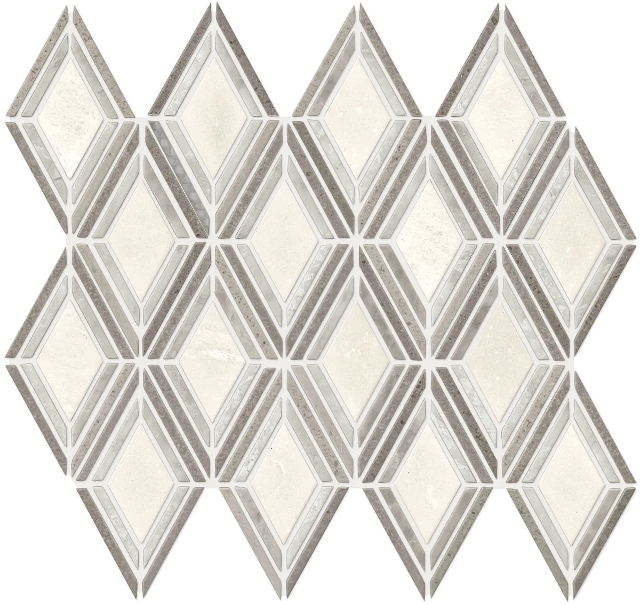 Daltile Decorative Accents Argyle Blend Gray