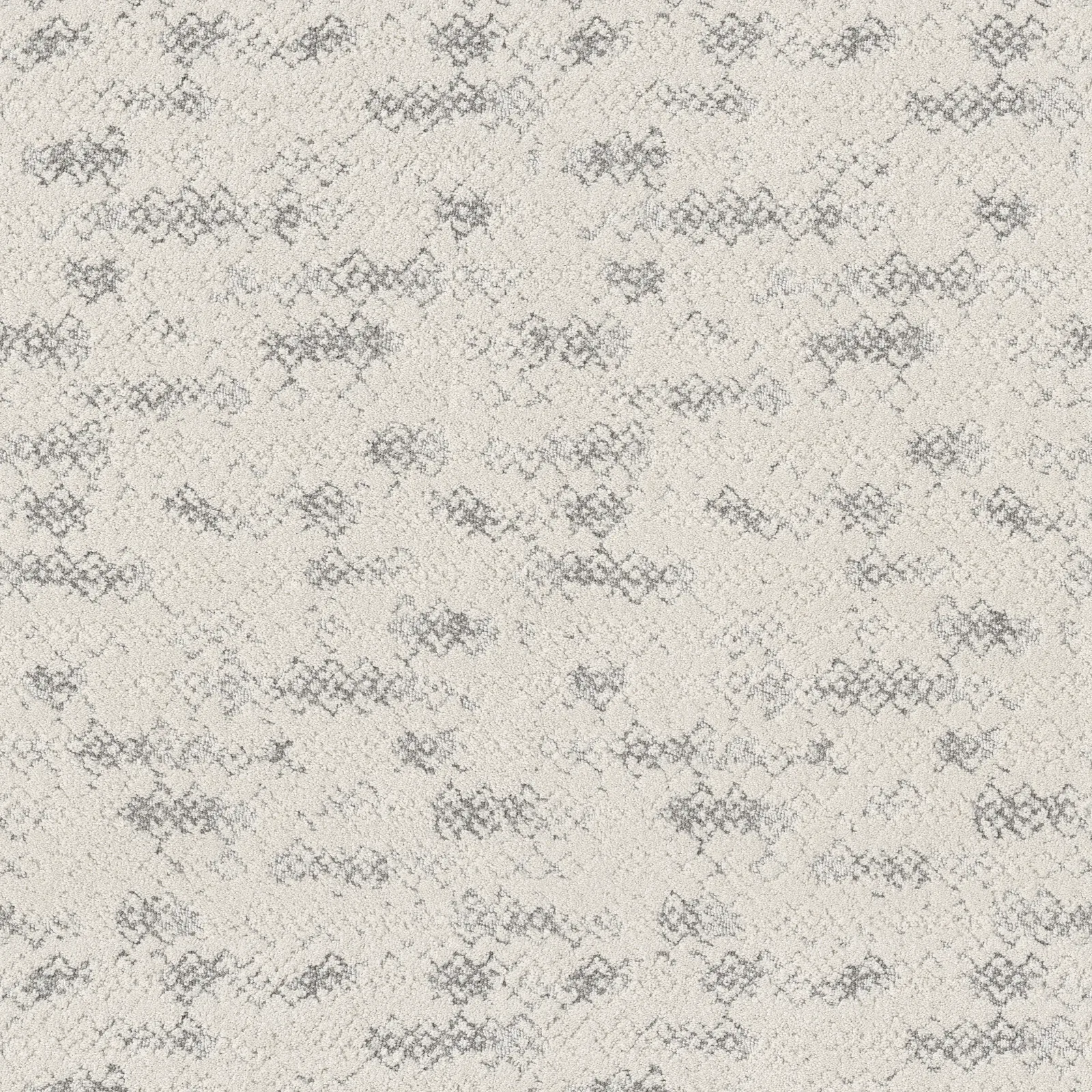 Evoke Broadloom Carpet in First Frost color, 12ft wide, made from 100% polyester