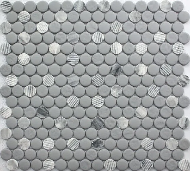 Gray Granite Penny Round