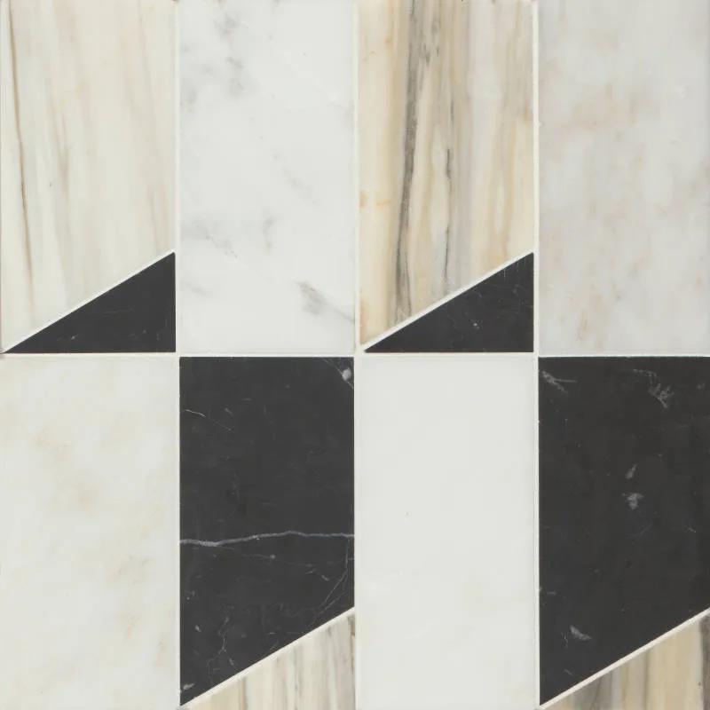 Modni Eastern White / Nero Marquina / Calacatta Zebrino