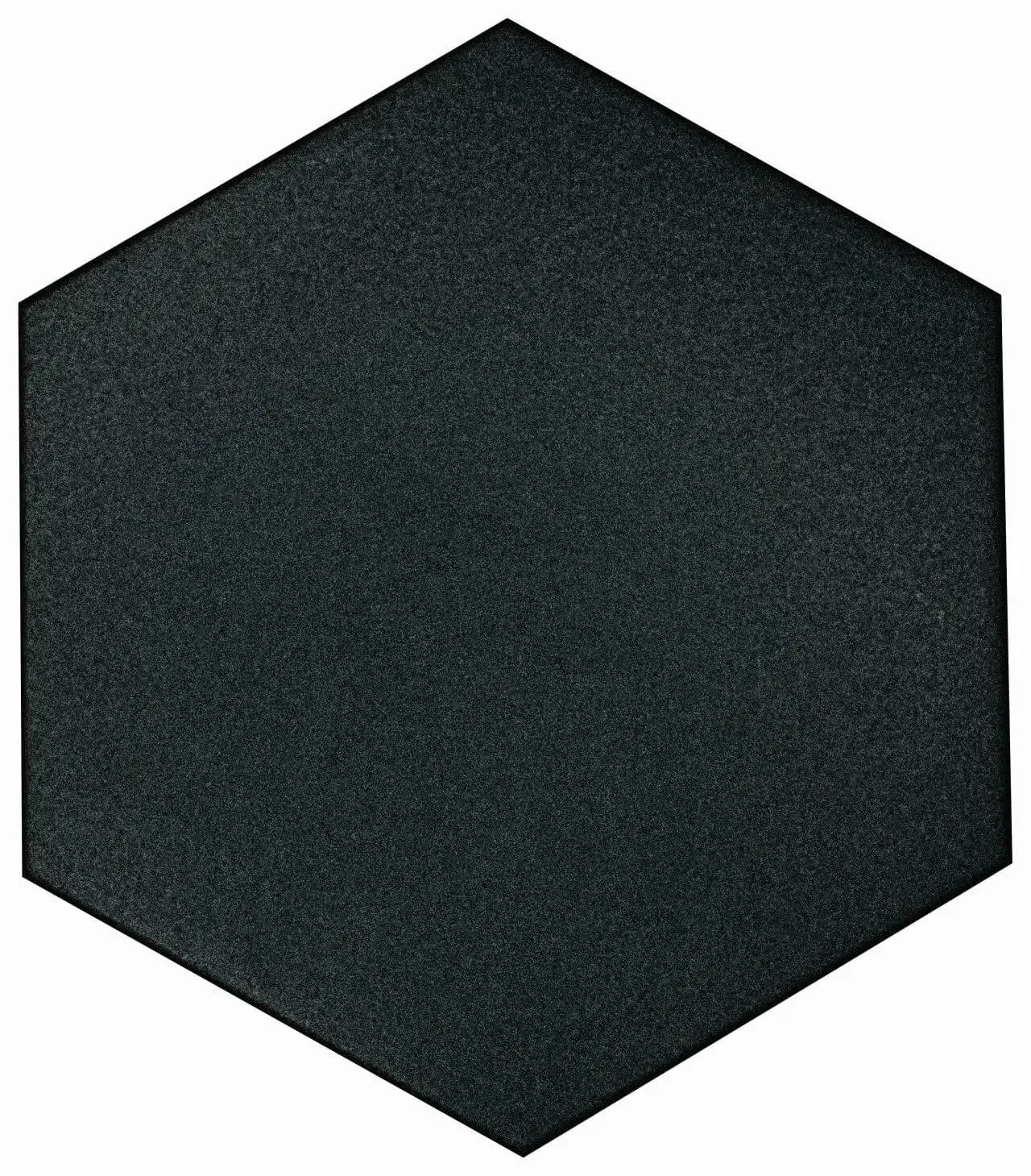 Solid Black porcelain tile 8x8 and 8x9 sizes in gres stoneware finish from Casablanca collection