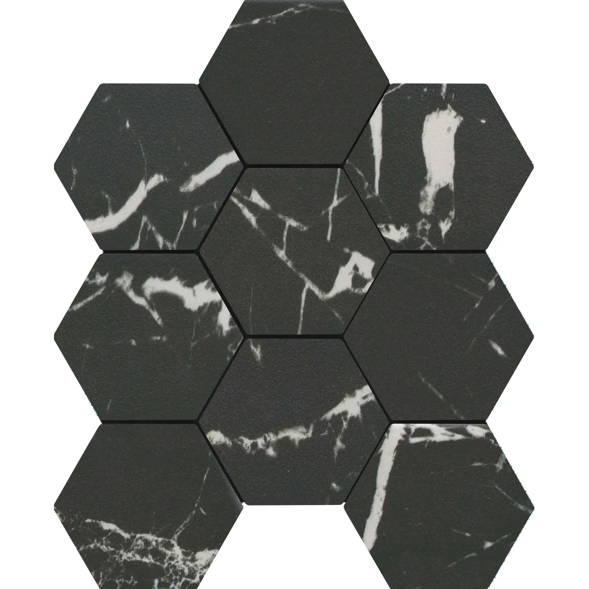 Elegan Matte 4inch Hex Mosaic