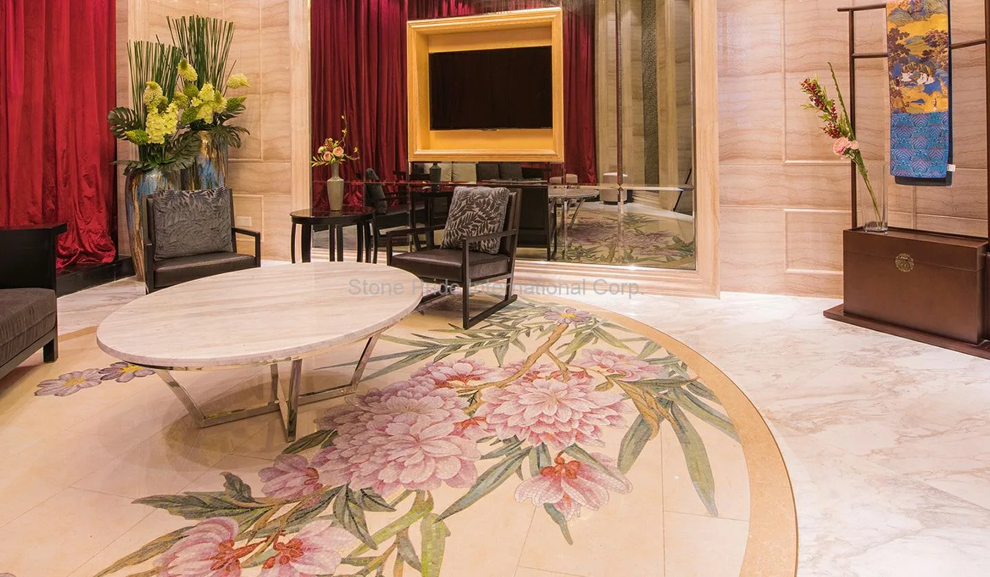 Custom Glass Mosaic Floor