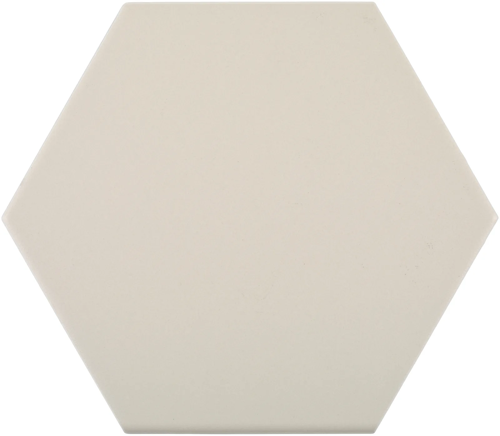 Hexagon Gris 5x6 matte glazed porcelain backsplash tile in gray finish