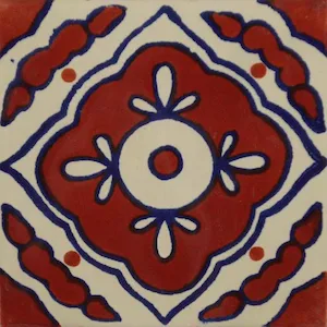 L20 Terracotta Toledo Talavera Tile 4x4 glazed ceramic tile