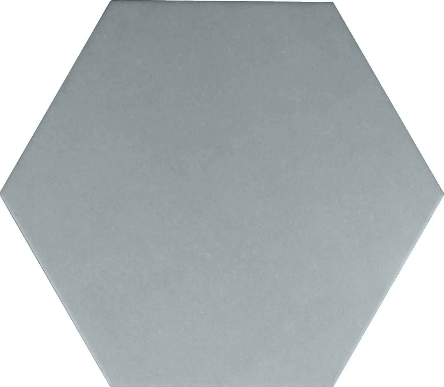 Hex Porcelain Tile in Azure, 8x9 size, crafted from durable porcelain material