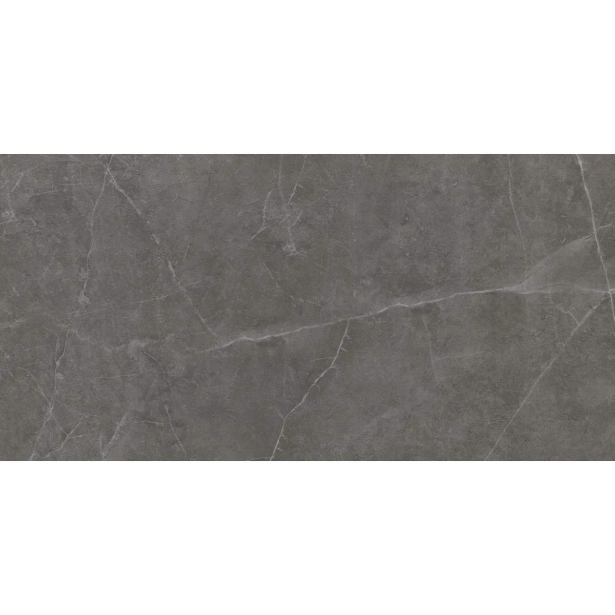 Sterlina Polished Porcelain Tile in Asphalt color, 24x24 size, perfect for modern flooring solutions
