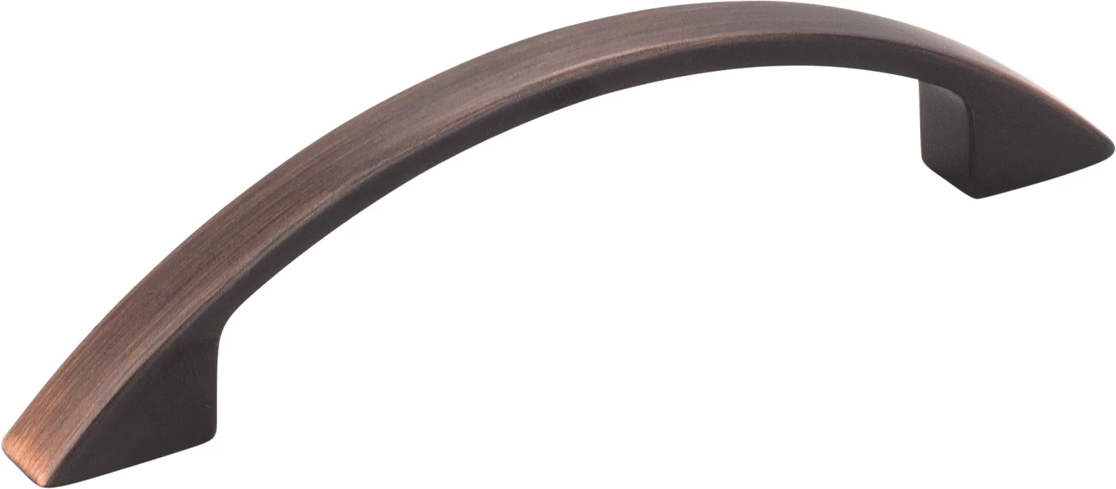 Somerset Cabinet Pull in Brushed Oil Rubbed Bronze, decorative hardware for cabinets, overall length 4-15/16" to 6-5/16"