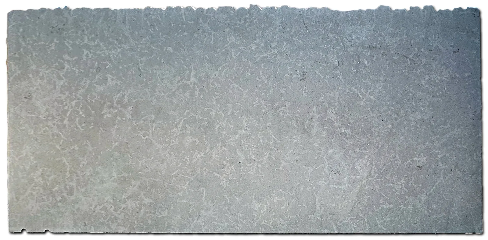 Lagos Blue Slab honed limestone countertop 3/4" thick in blue and gray tones
