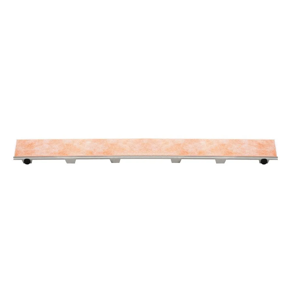 Schluter Kerdi-Line 47-1/4 in. frameless tileable grate assembly KL1DROE120 in no color, ideal for modern shower systems