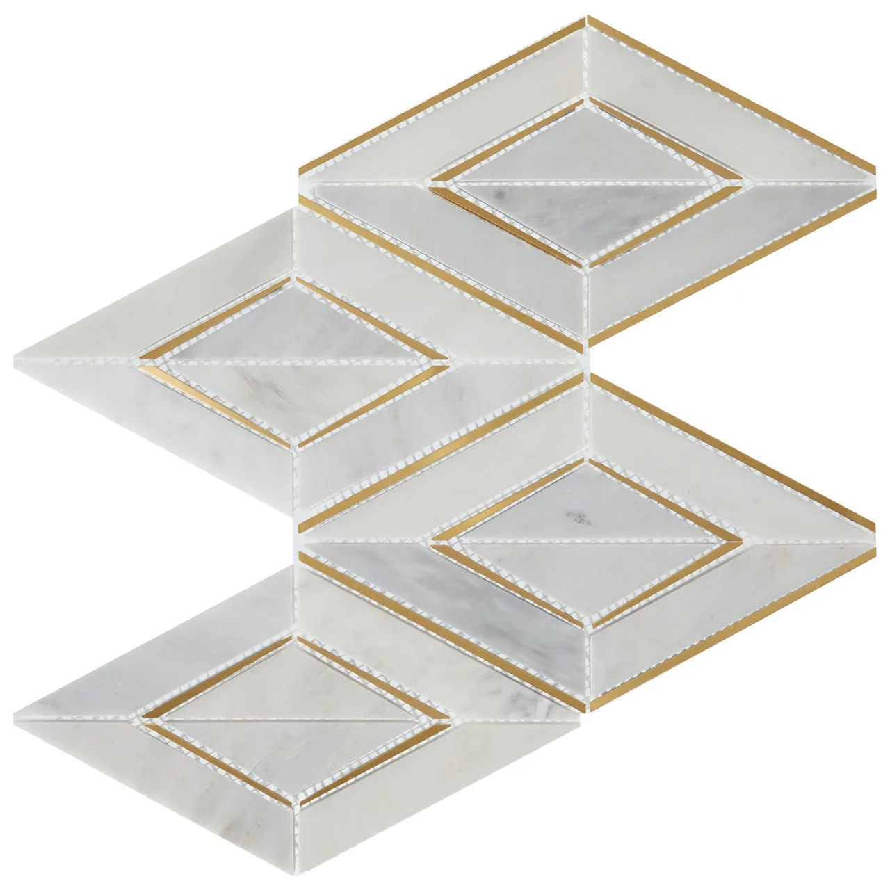 Daltile Lavaliere First Snow Elegance/Brass
