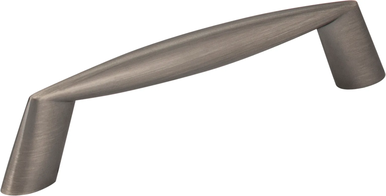 Zachary Cabinet Pull-96 in Pewter, Chrome, Black, Nickel, Oil Rubbed Bronze finishes, 4-1/2 inch length, decorative hardware