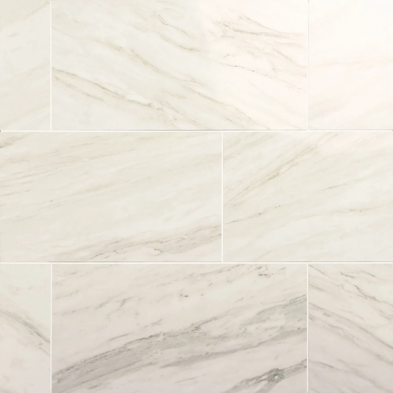 Daltile Perpetuo Timeless White porcelain tile, matte finish, 12x24 size, geometric pattern