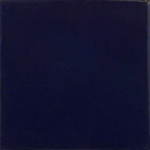 Navy Blue Solid Talavera Tile 2x2, 4x4, 6x6 ceramic tile handcrafted from Central Mexico