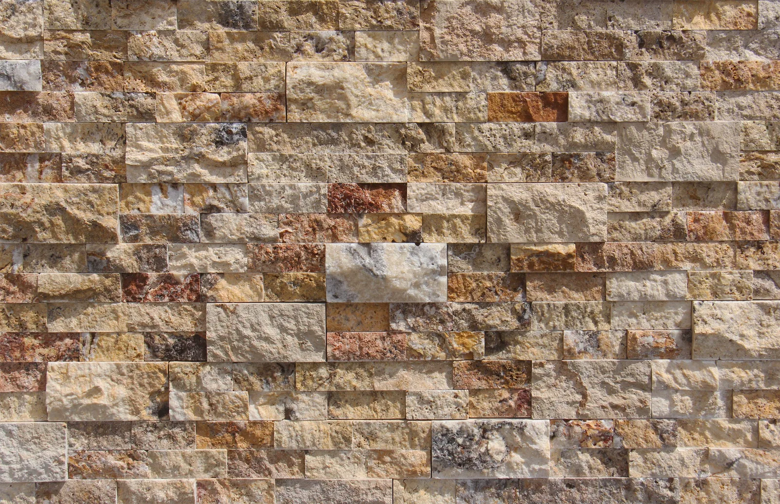 Autumn Leaves Natural Stone Ledger Panel