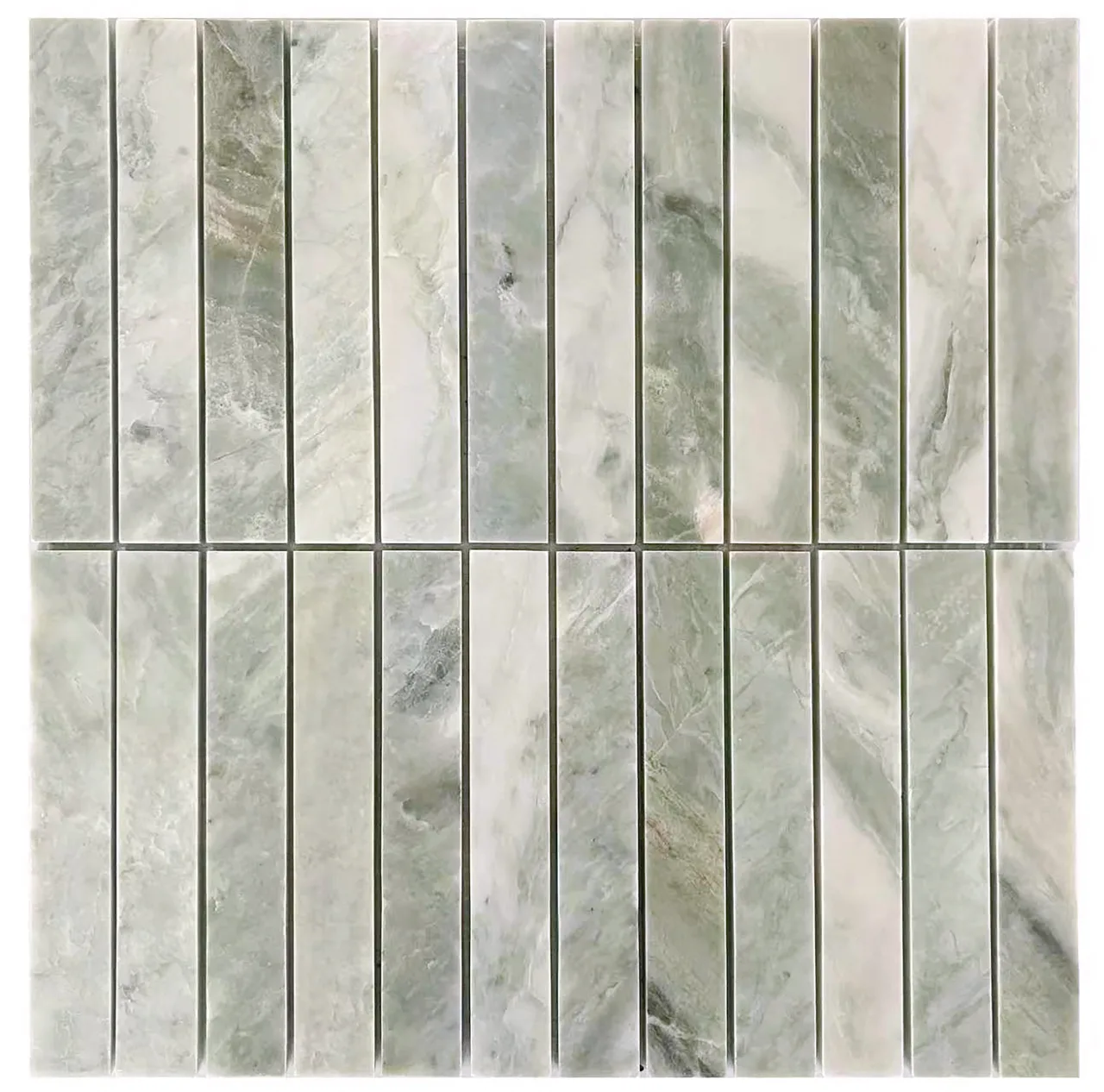 Green Marble Mix Stacked