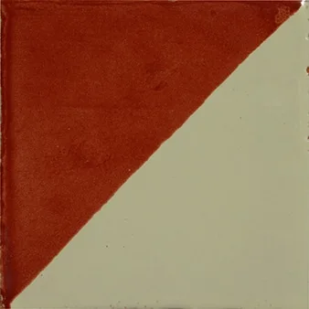 L82TC Diagonales Terra Talavera Tile 4" x 4" glazed ceramic tile in earthy tones