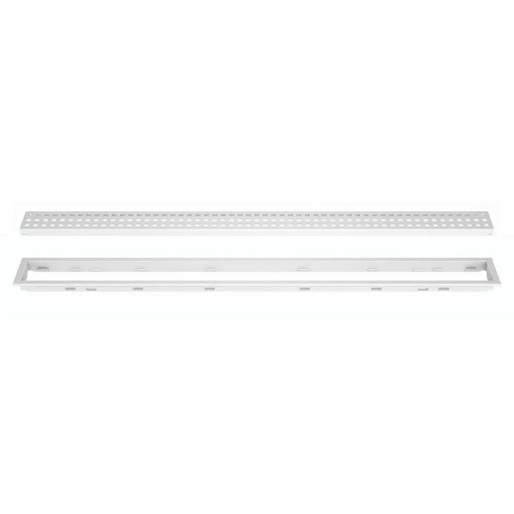 Schluter Kerdi-Line Matte White Linear Drain Grate Assembly KL1B19MBW60