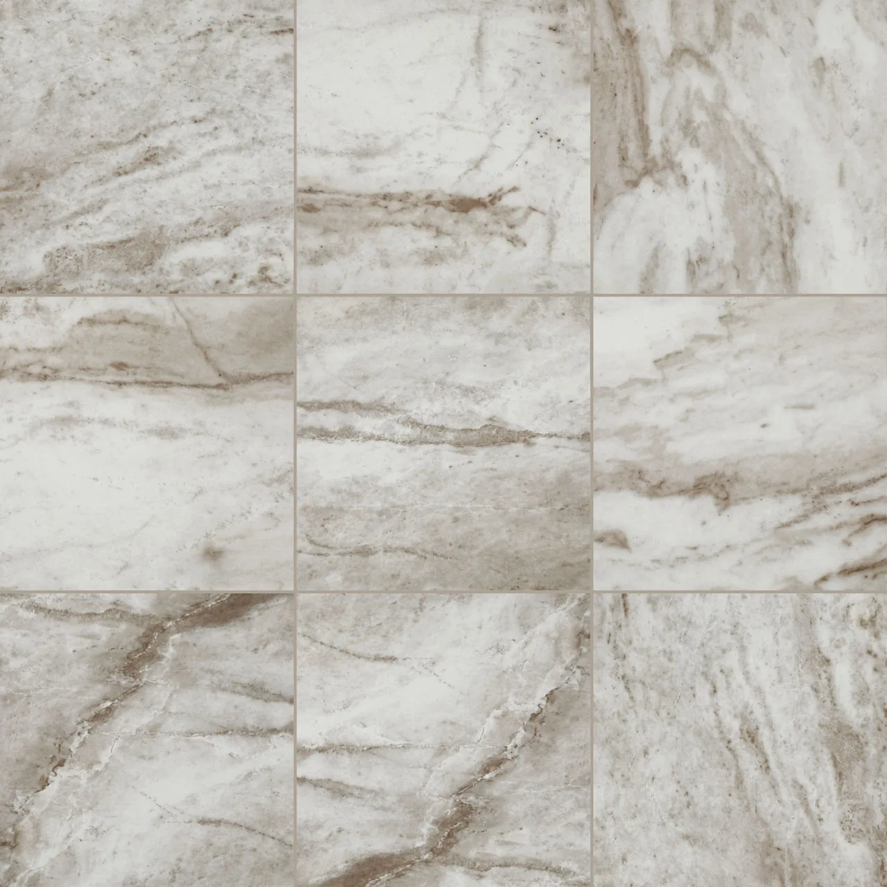 American Olean Mythique Marble Majestic ceramic tile in matte finish, 12x12 square, ColorBody material