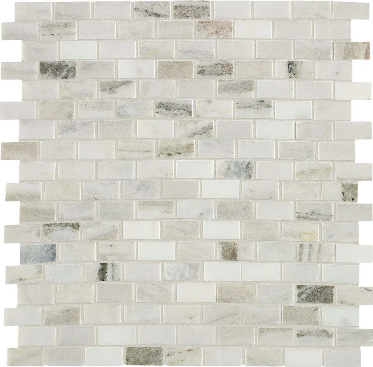 Daltile Decorative Accents Panaro Blend 5/8X1, Polished, Brick Joint Mosaic Tile