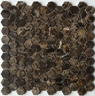 Emperador Dark Marble Mosaic