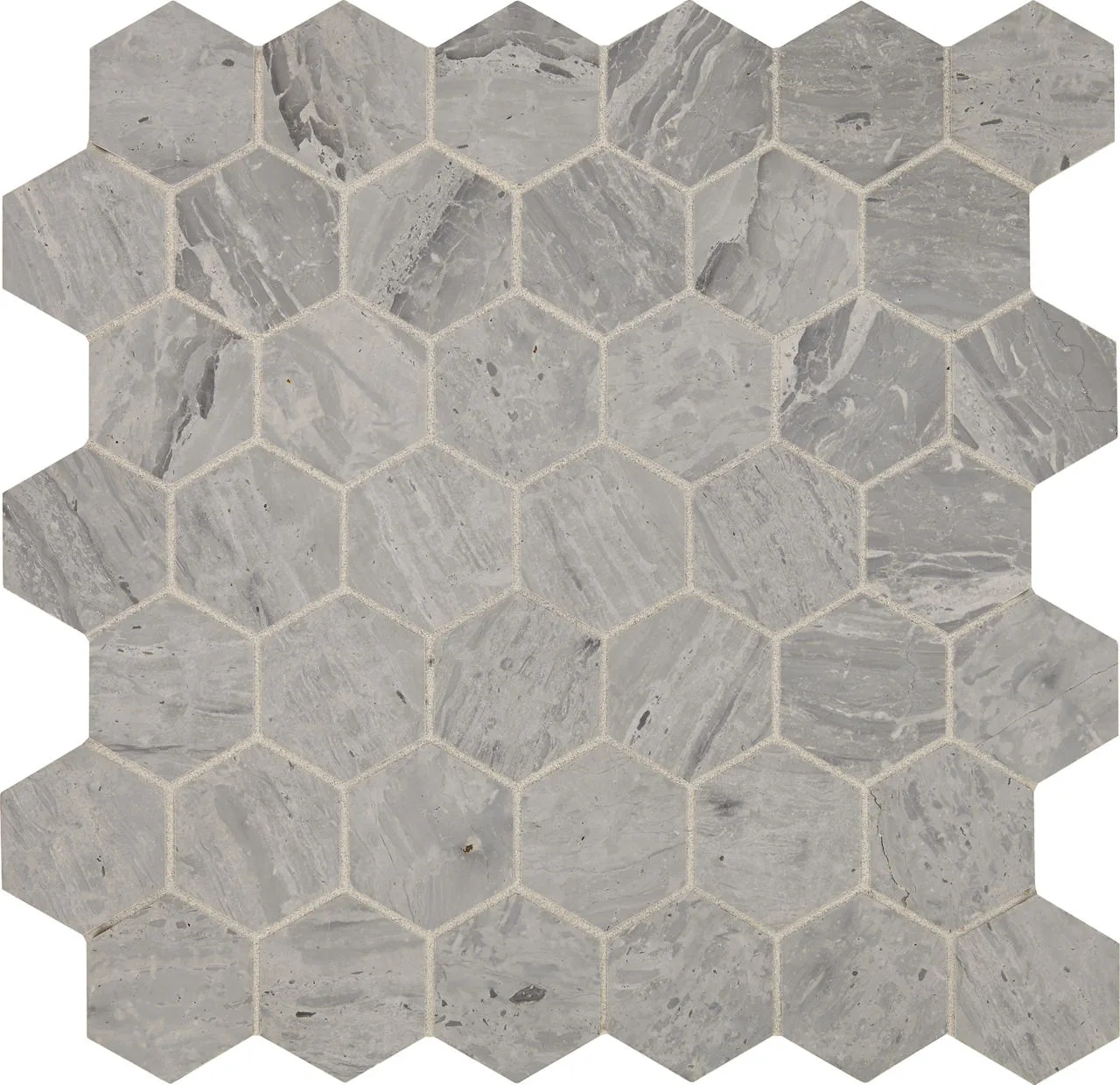 Daltile Fonte Heather Harbor 2", Honed, Hexagon Natural Stone Tile
