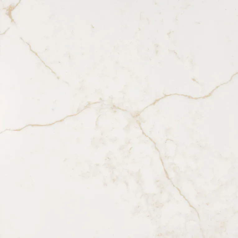 Calacatta Luna quartz countertop in white with gray veining, 3/4" and 1-1/4" thickness options