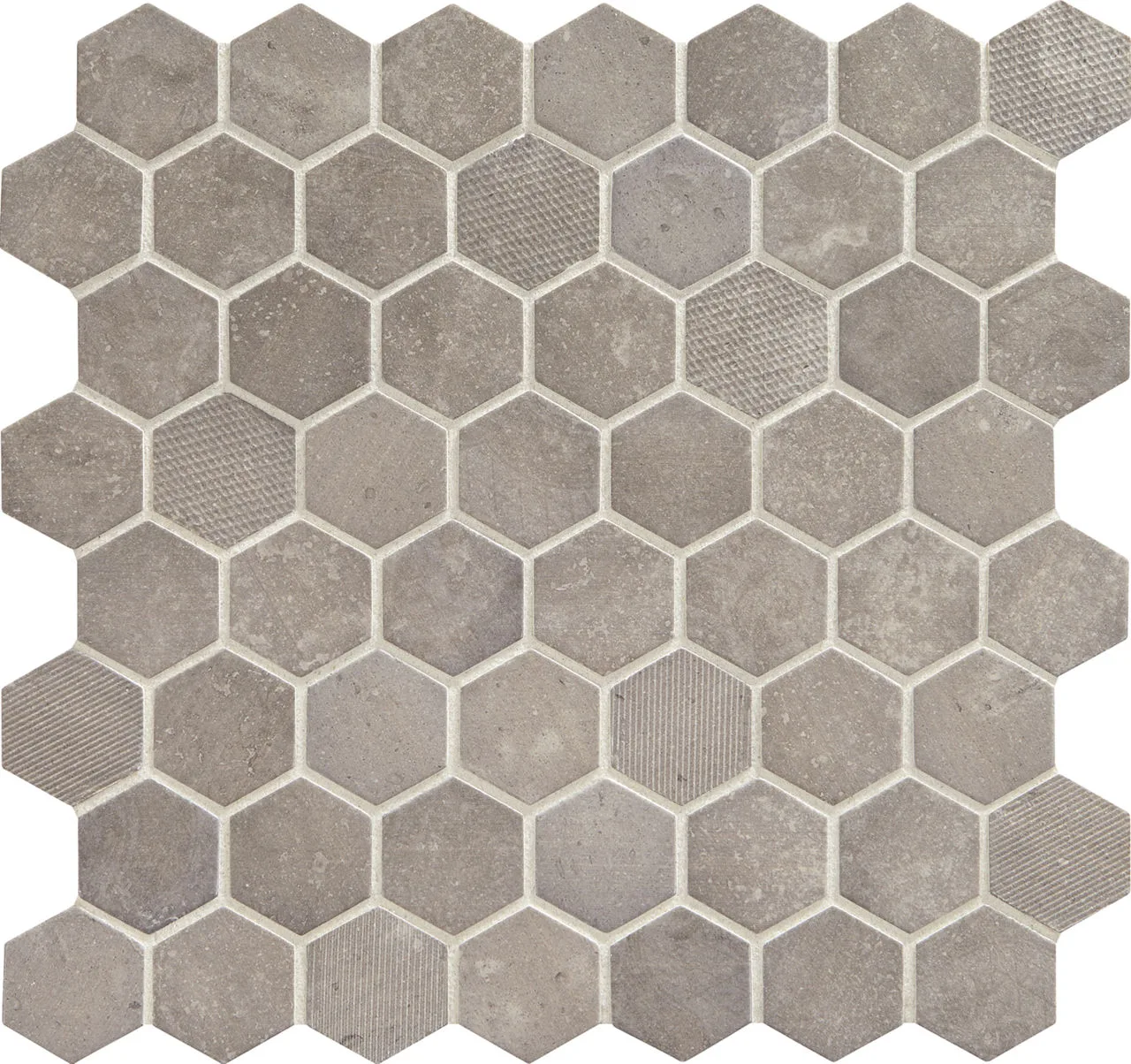 Daltile Vintage Hex Artifact Gray